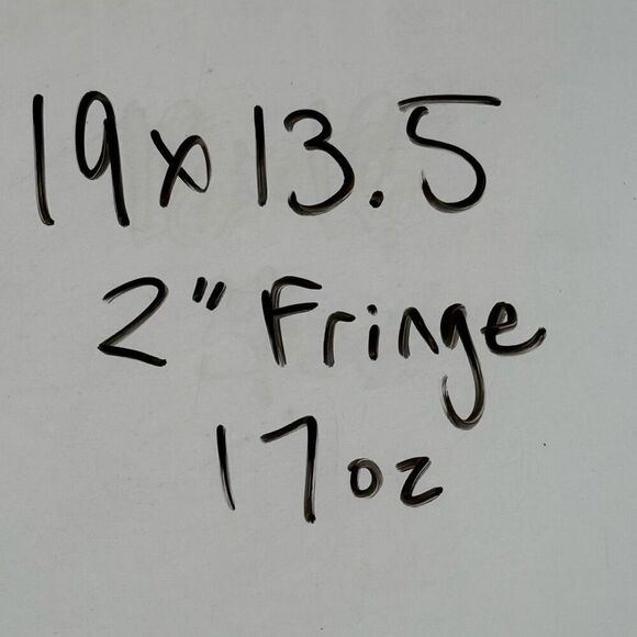 Sticky Toffee Cotton Woven Placemats Fringe Set 4 Boho - Picture 2 of 6